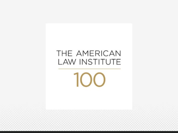 Ten Fellows Named New Members Of American Law Institute - ABF